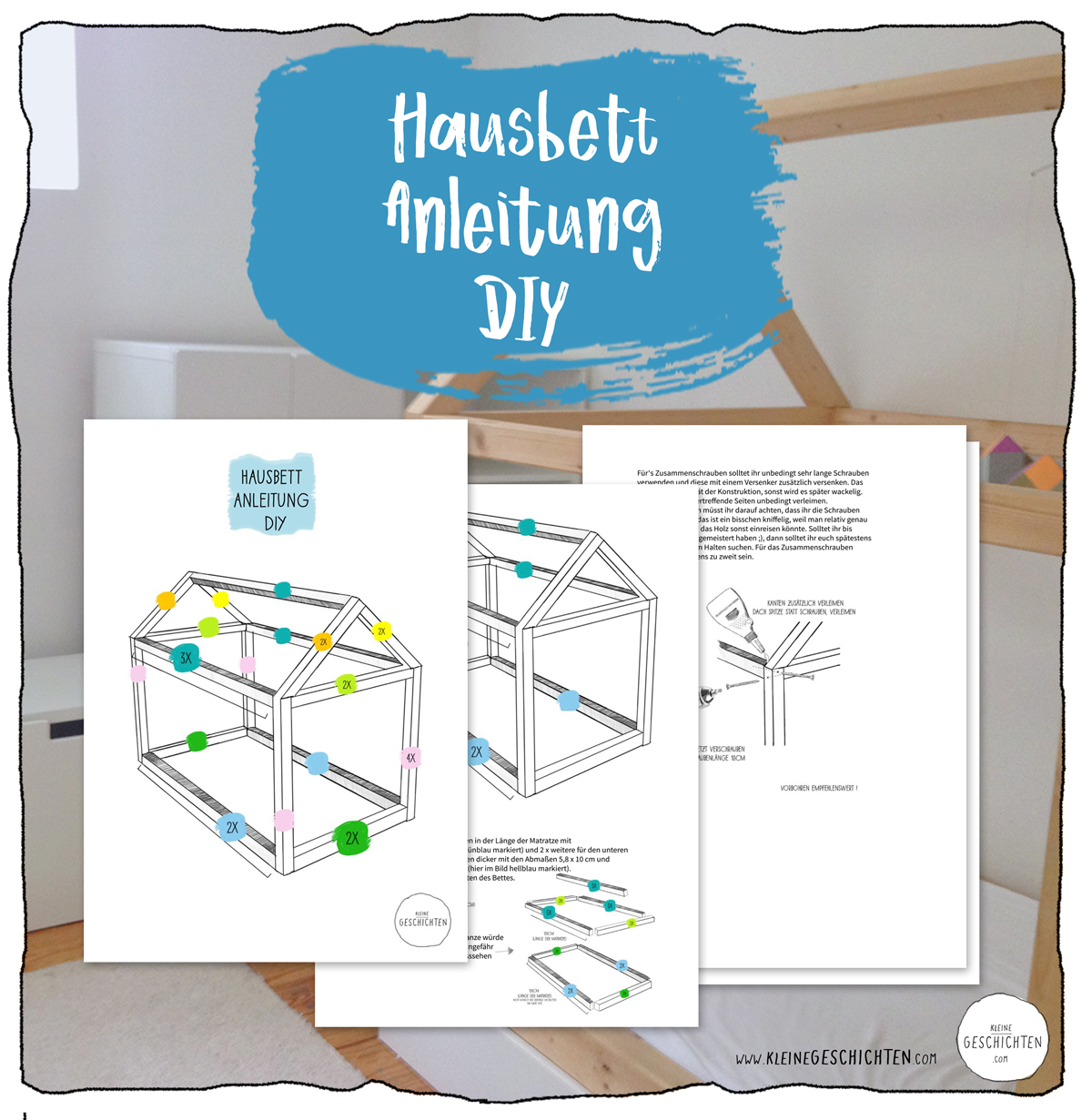 Hausbett-Anleitung-Diy-Kinderbett-Kinder-Hausbett-selbermachen-mit-kostenloser-Anleitung-Kleine-Geschichten