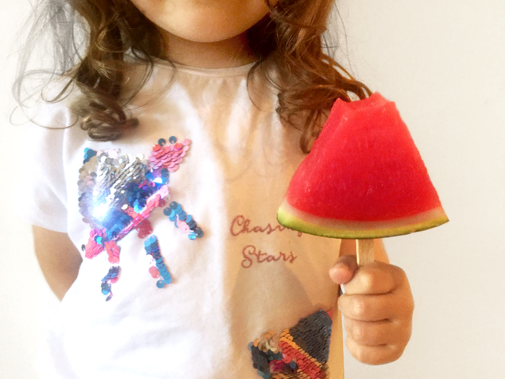 Lustige Kindersnacks - Sommer Snacks -Melone am Stiel - Kinderparty - Snacks