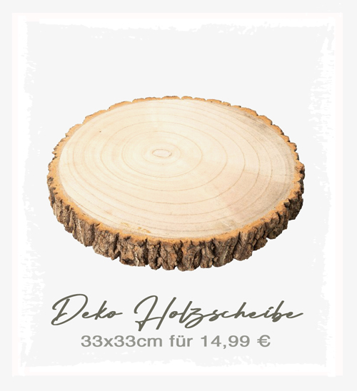 Holzscheibe