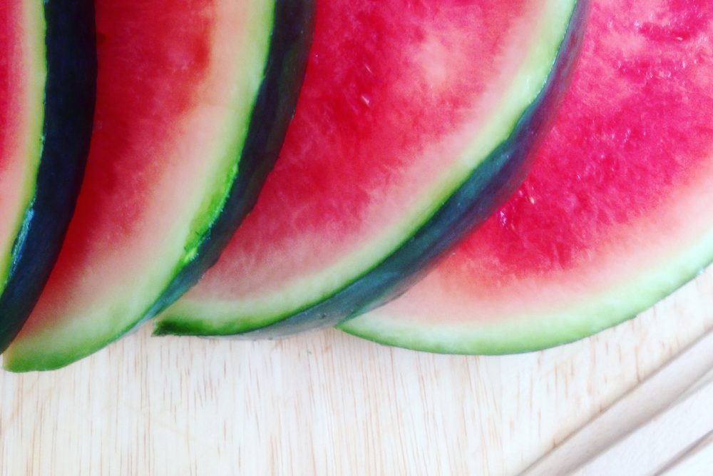 Sommer Snack - Snack für heiße Sommertage - Melone am Stiel, Meloneneis, Snacks für Kinder,