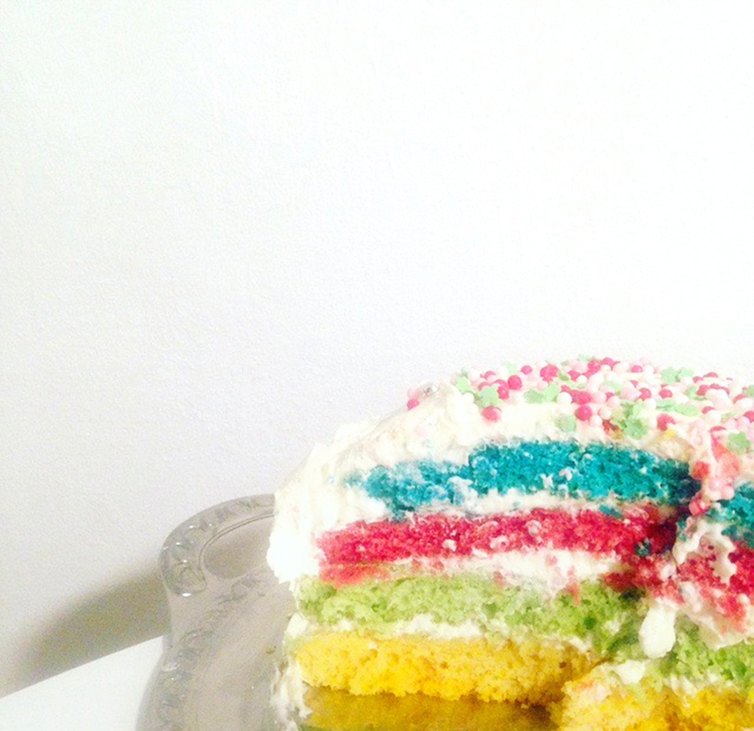 Regenbogen Kuchen - Rezept zum nachbacken - Was tun an Regentagen in Hamburg - Backen mit Kindern